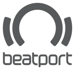 Beatport logo, monochrome icon version, on a transparent background