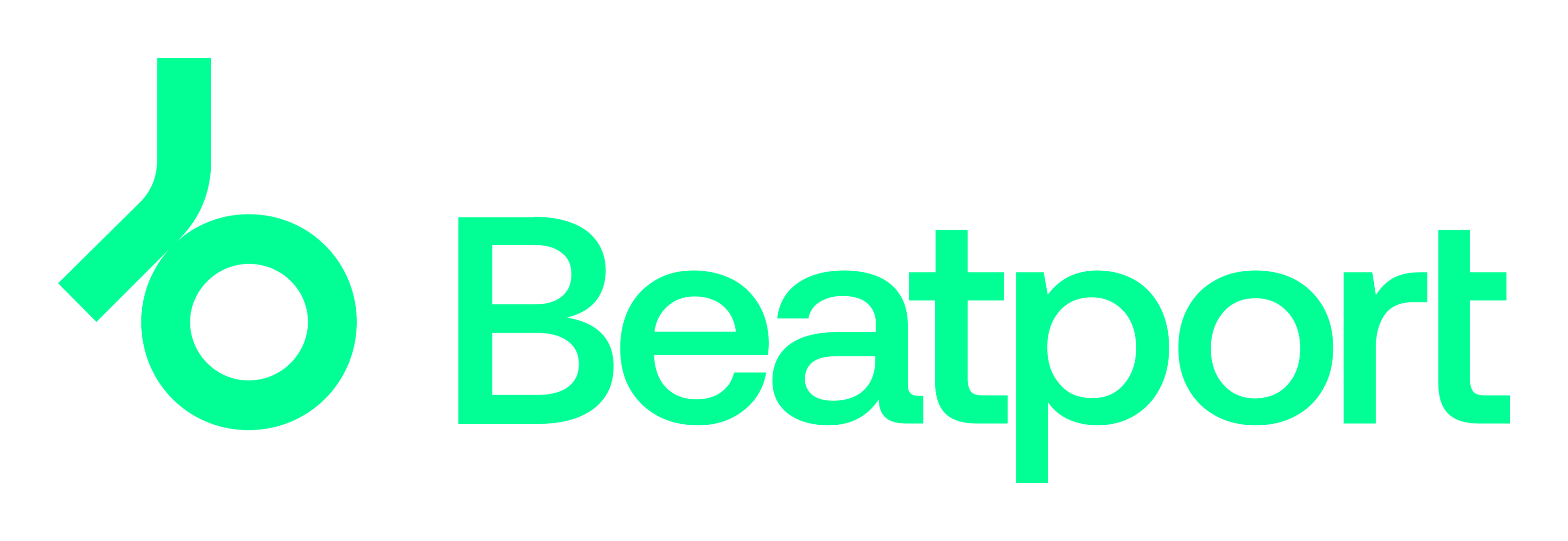Beatport logo on a transparent background
