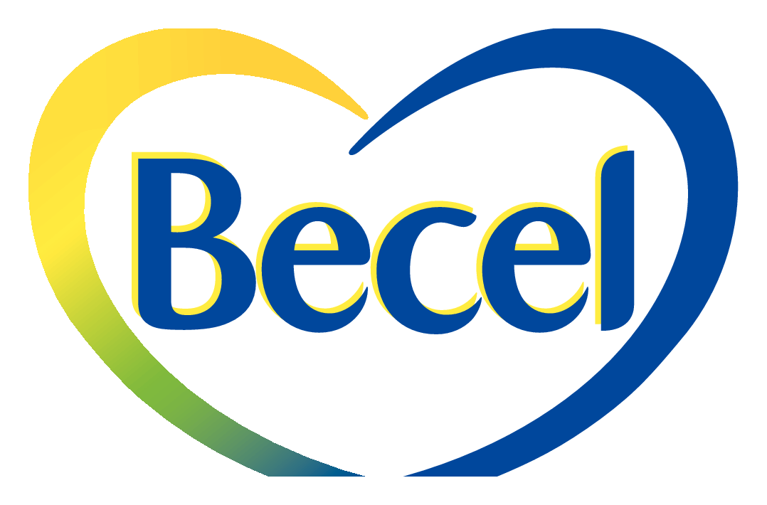Becel logo on a transparent background
