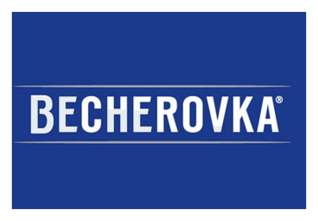 Becherovka logo on a transparent background
