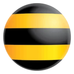 Beeline logo, icon version, on a transparent background