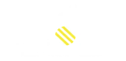 Beeline logo, white version, on a transparent background