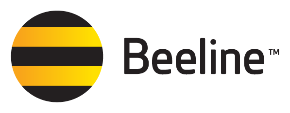 Beeline logo on a transparent background
