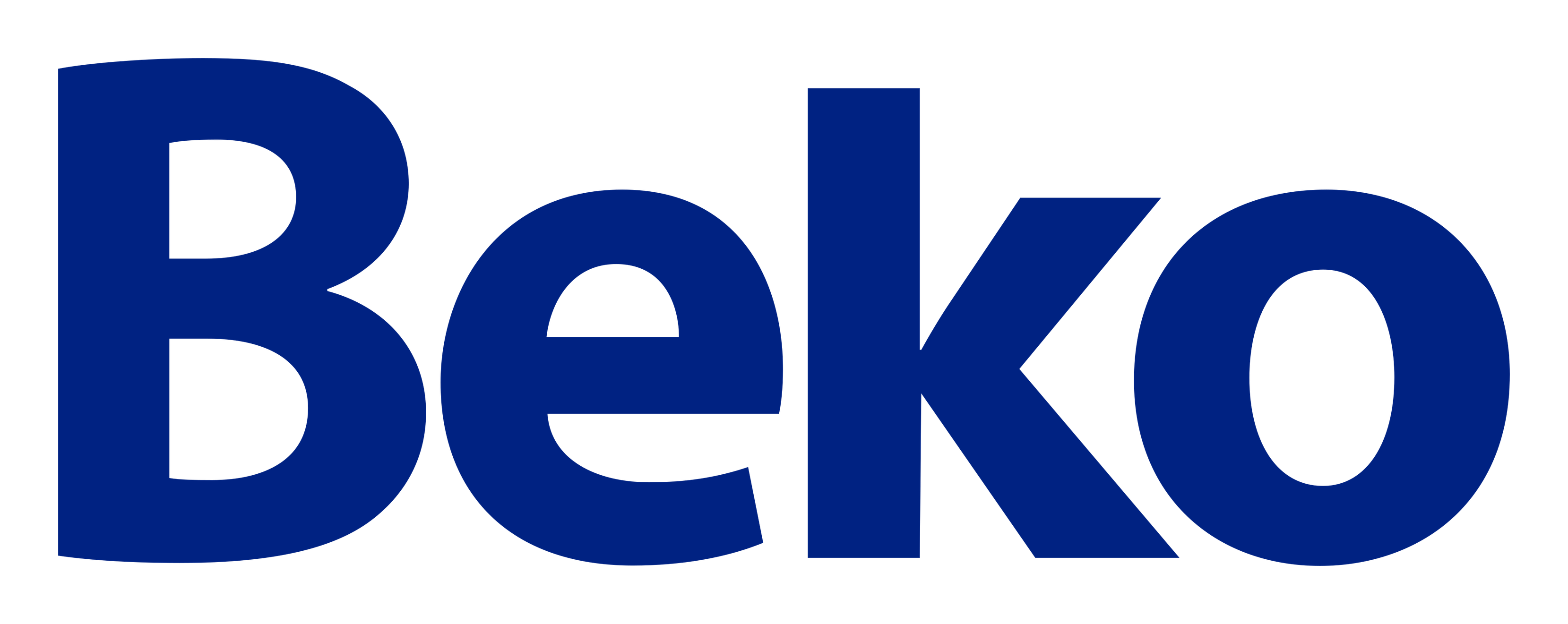 Beko logo on a transparent background