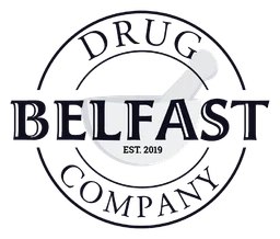 Belfast logo, black icon version, on a transparent background