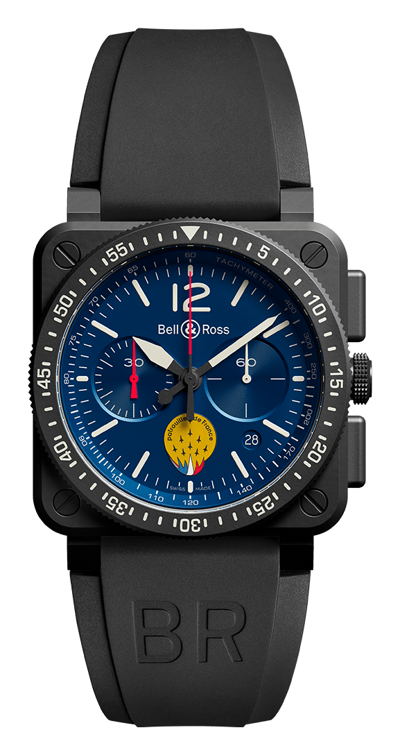 Bell and Ross logo on a transparent background