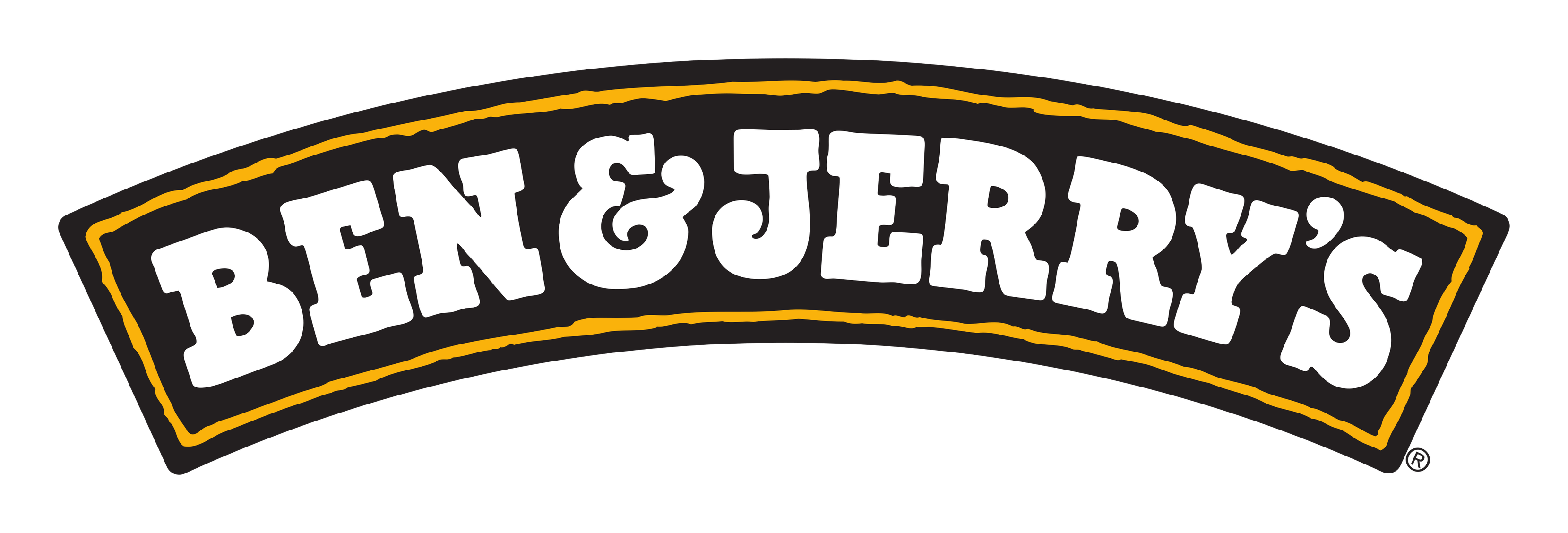 Ben and Jerrys のロゴ（背景透過）