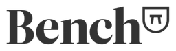 Bench logo, black wordmark version, on a transparent background