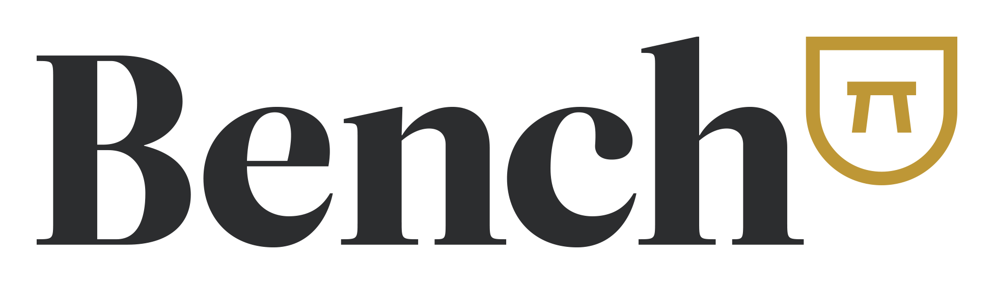 Bench logo on a transparent background