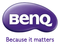 Benq logo, horizontal version, on a transparent background