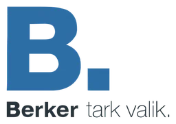 Berker logo, horizontal version, on a transparent background