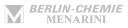 Berlin Chemie logo, monochrome wordmark version, on a transparent background
