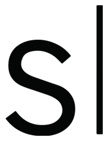 Bershka logo, black version, on a transparent background