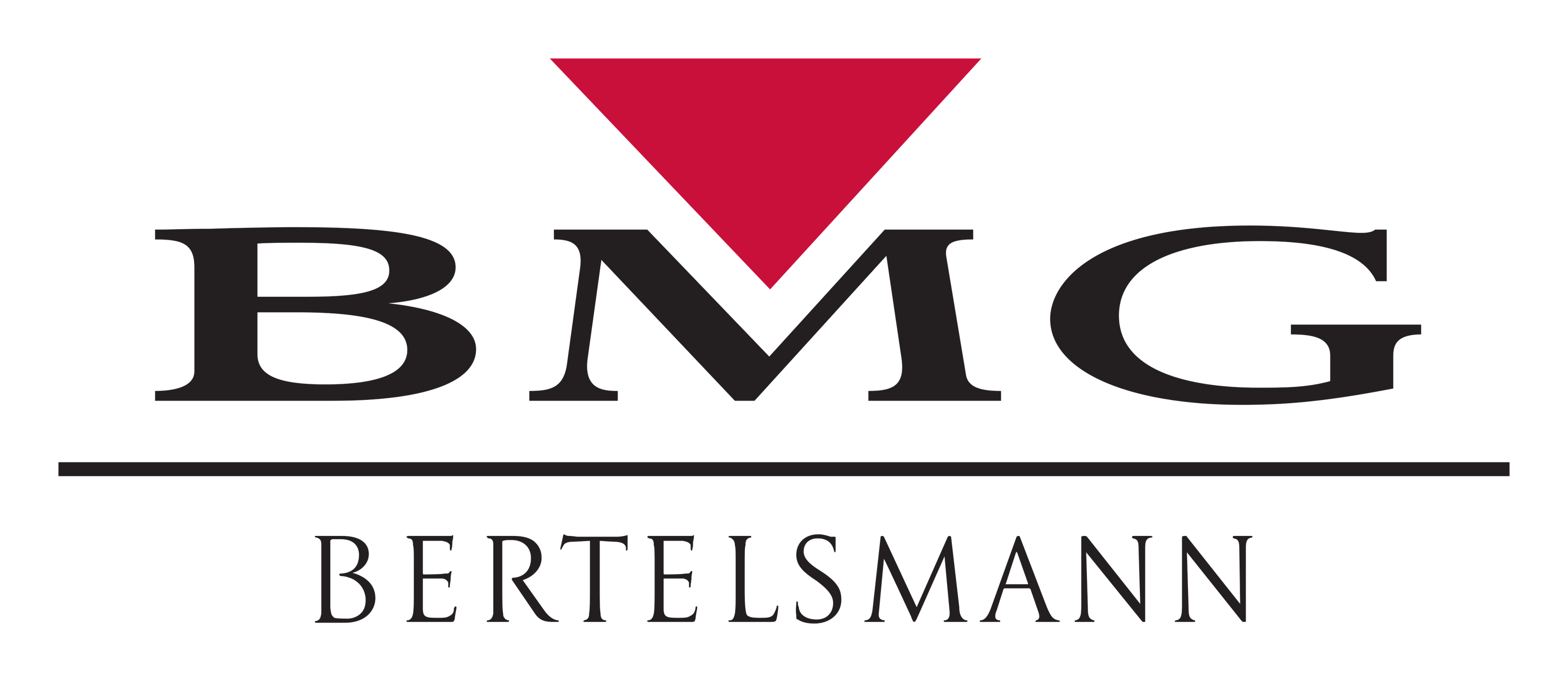 Bertelsmann Music Group logo on a transparent background