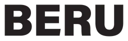 Beru logo, black wordmark version, on a transparent background