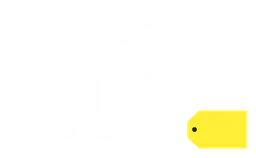 Best Buy logo, white version, on a transparent background