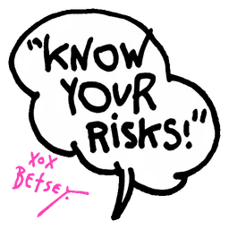Betsey Johnson logo, monochrome icon version, on a transparent background