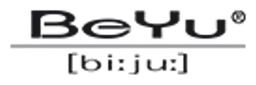 Beyu logo, black wordmark version, on a transparent background