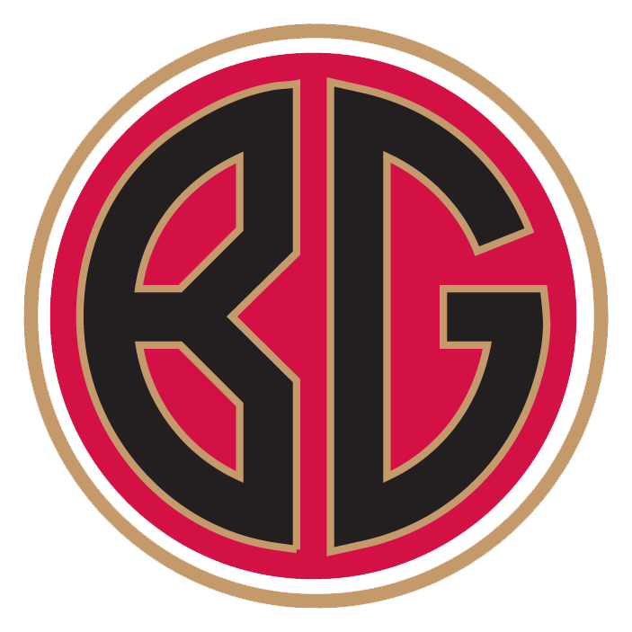 BG logo on a transparent background