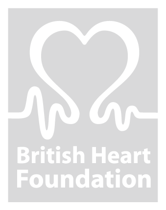 BHF logo, black version, on a transparent background