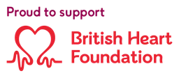 BHF logo, wordmark version, on a transparent background