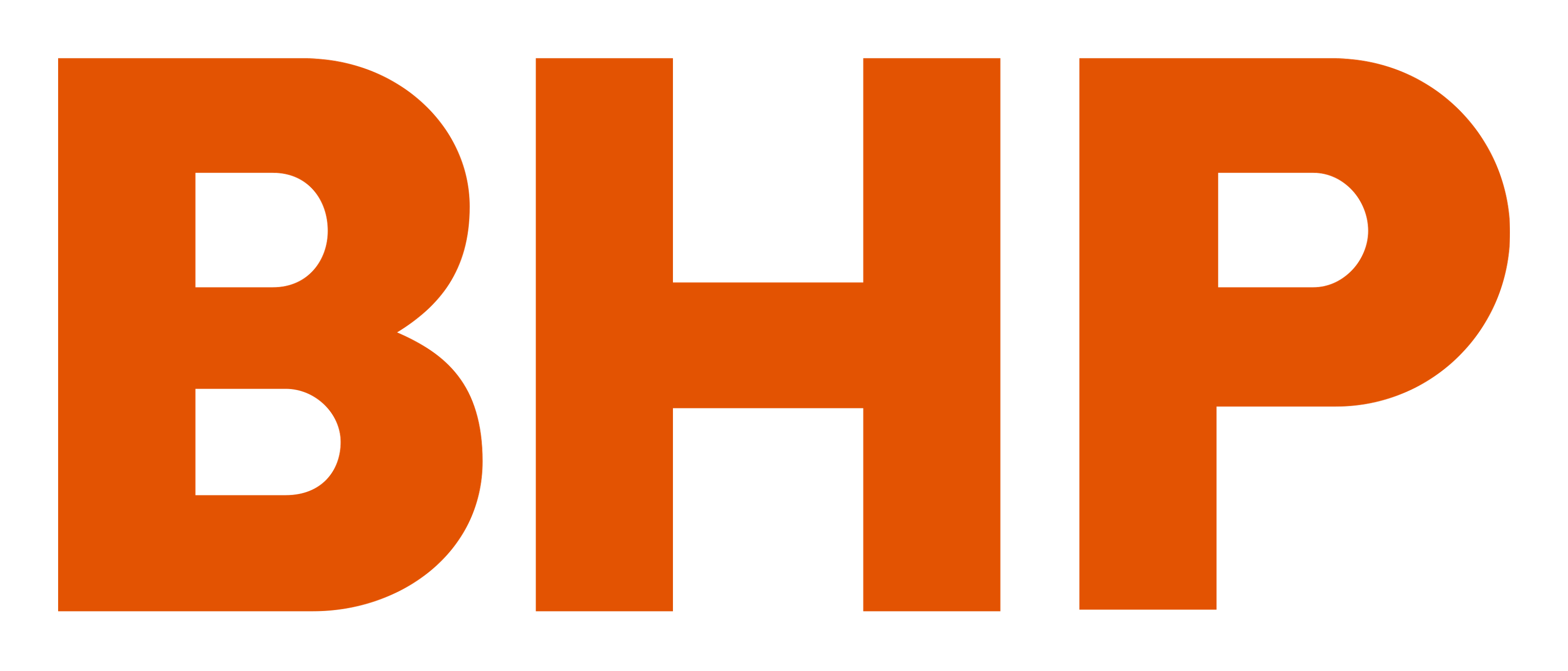BHP logo on a transparent background