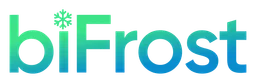 Bifrost logo, wordmark version, on a transparent background