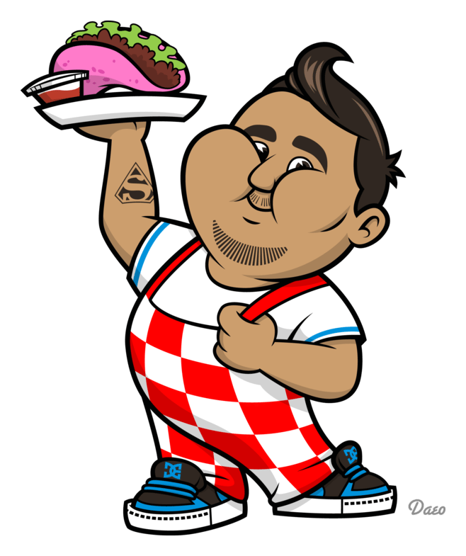 Big Boy logo on a transparent background