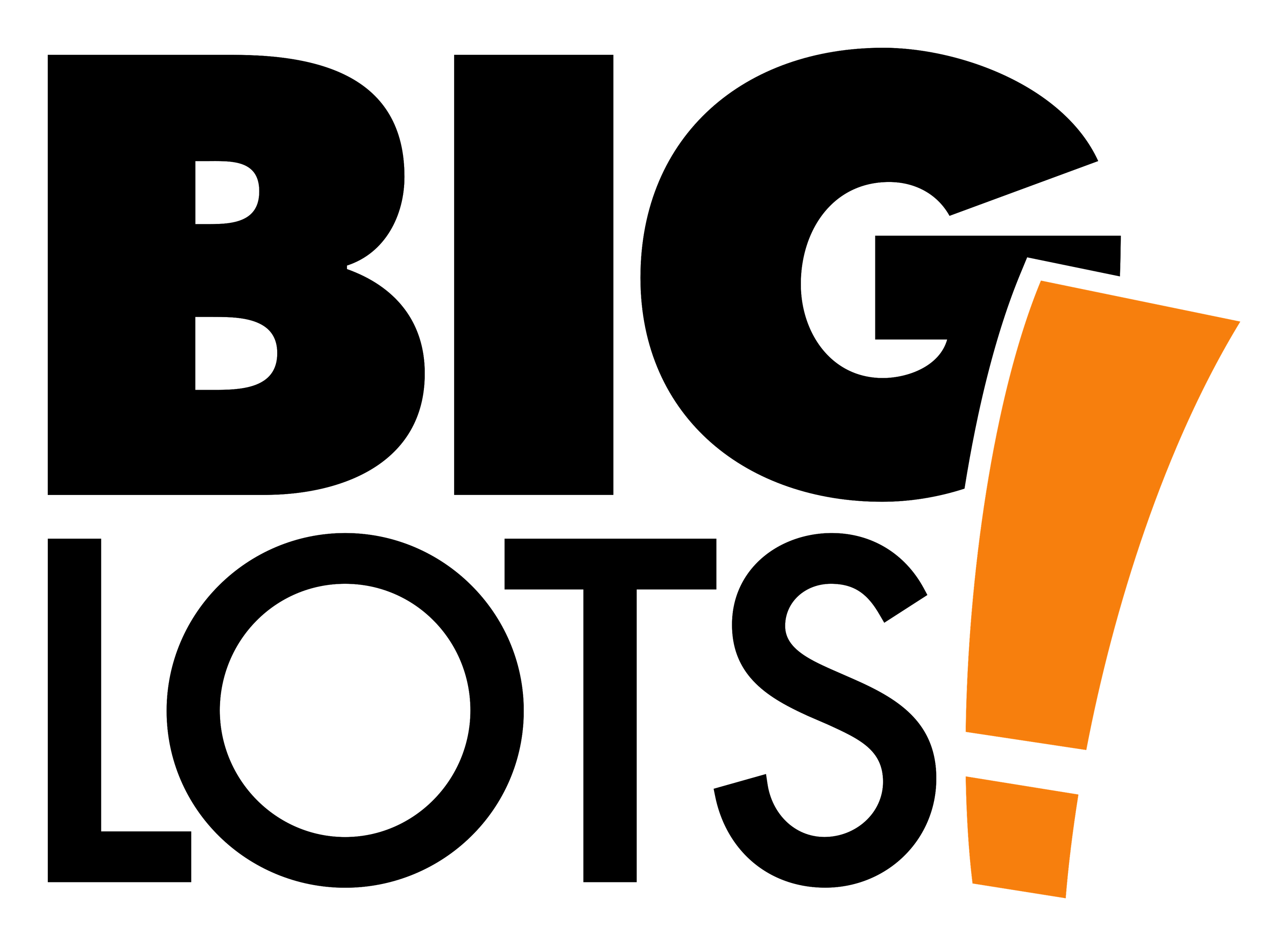 Big Lots logo on a transparent background