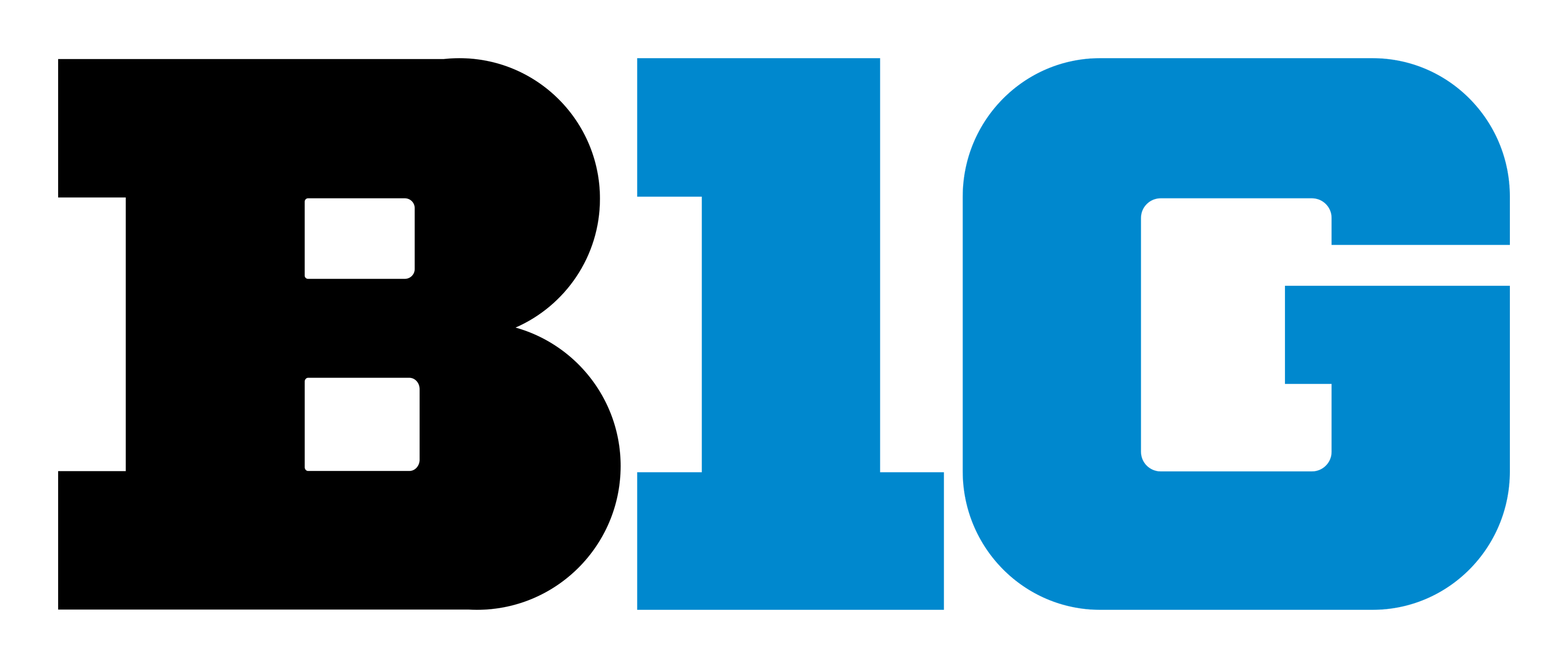 Big Ten logo on a transparent background