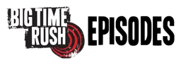 Big Time Rush logo, black wordmark version, on a transparent background