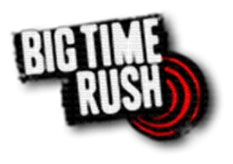 Big Time Rush logo, monochrome version, on a transparent background