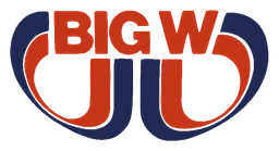 Big W logo, horizontal version, on a transparent background