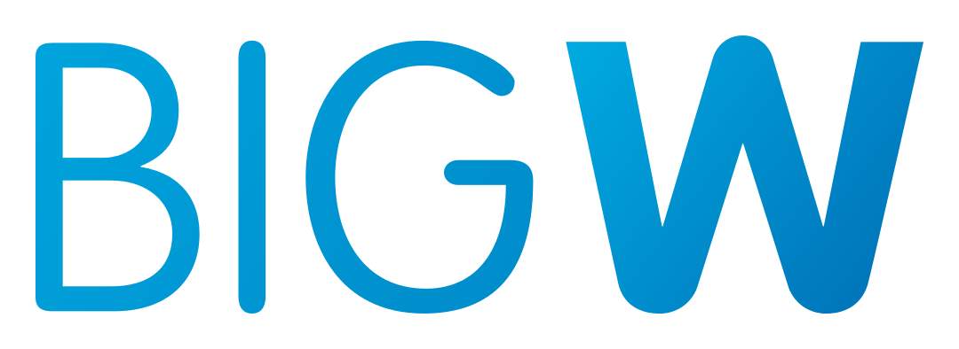 Big W logo on a transparent background