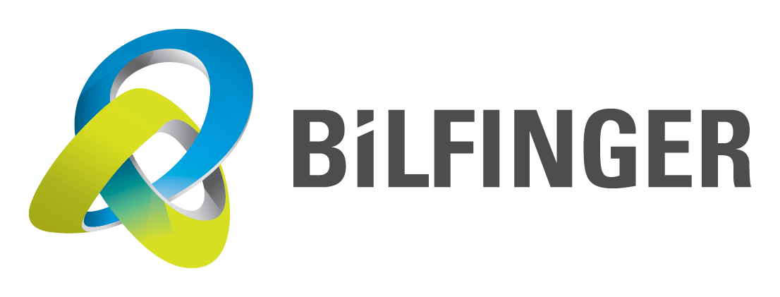 Bilfinger logo on a transparent background