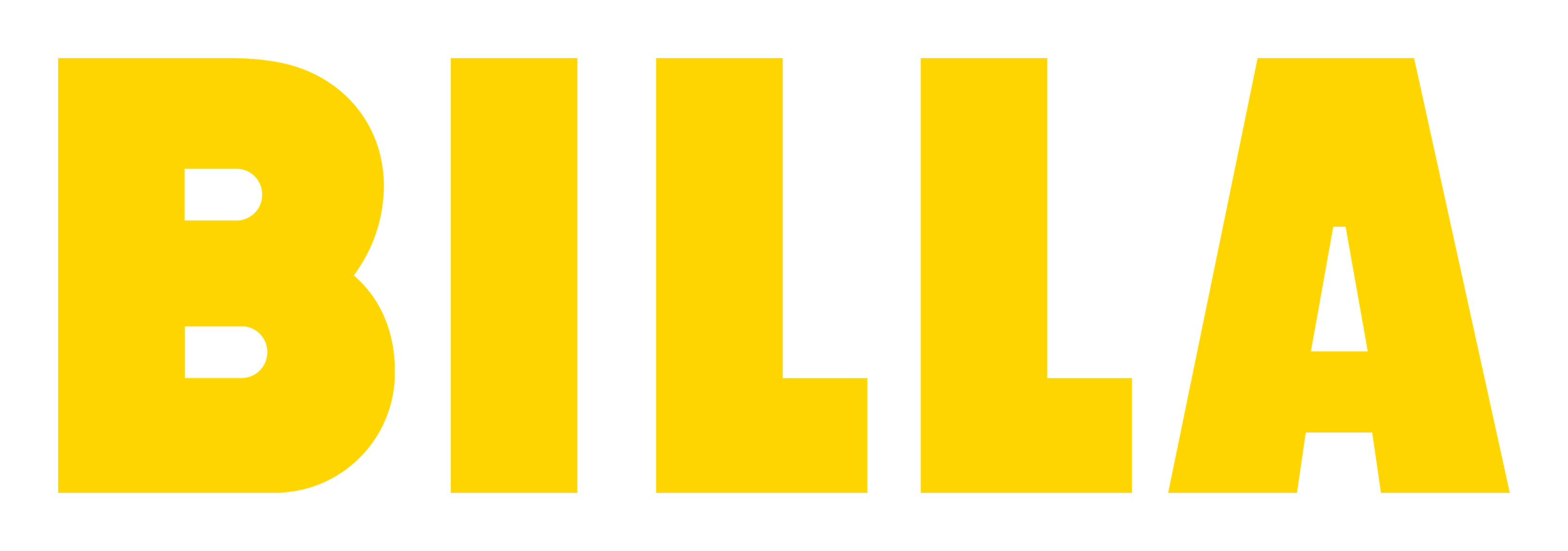 Billa logo on a transparent background