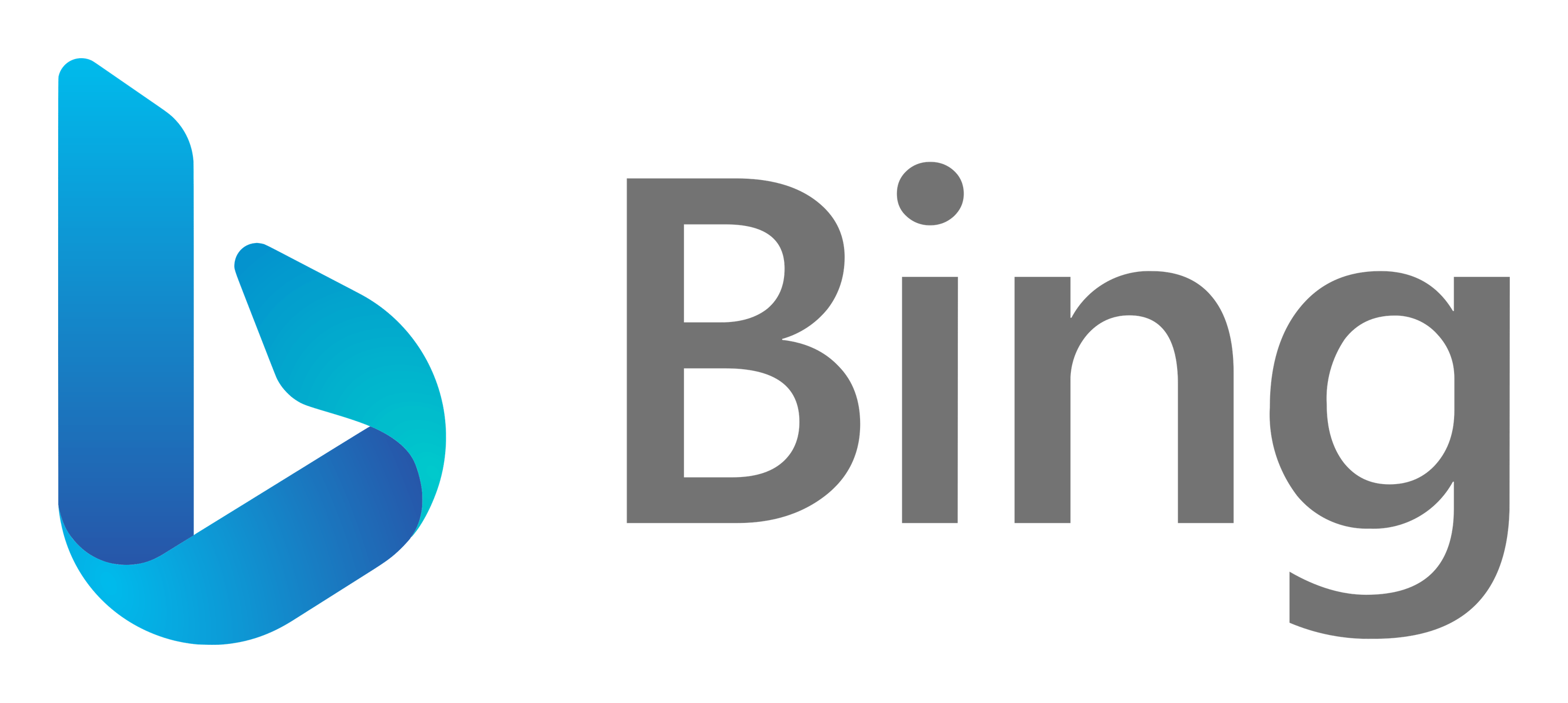 Bing logo on a transparent background