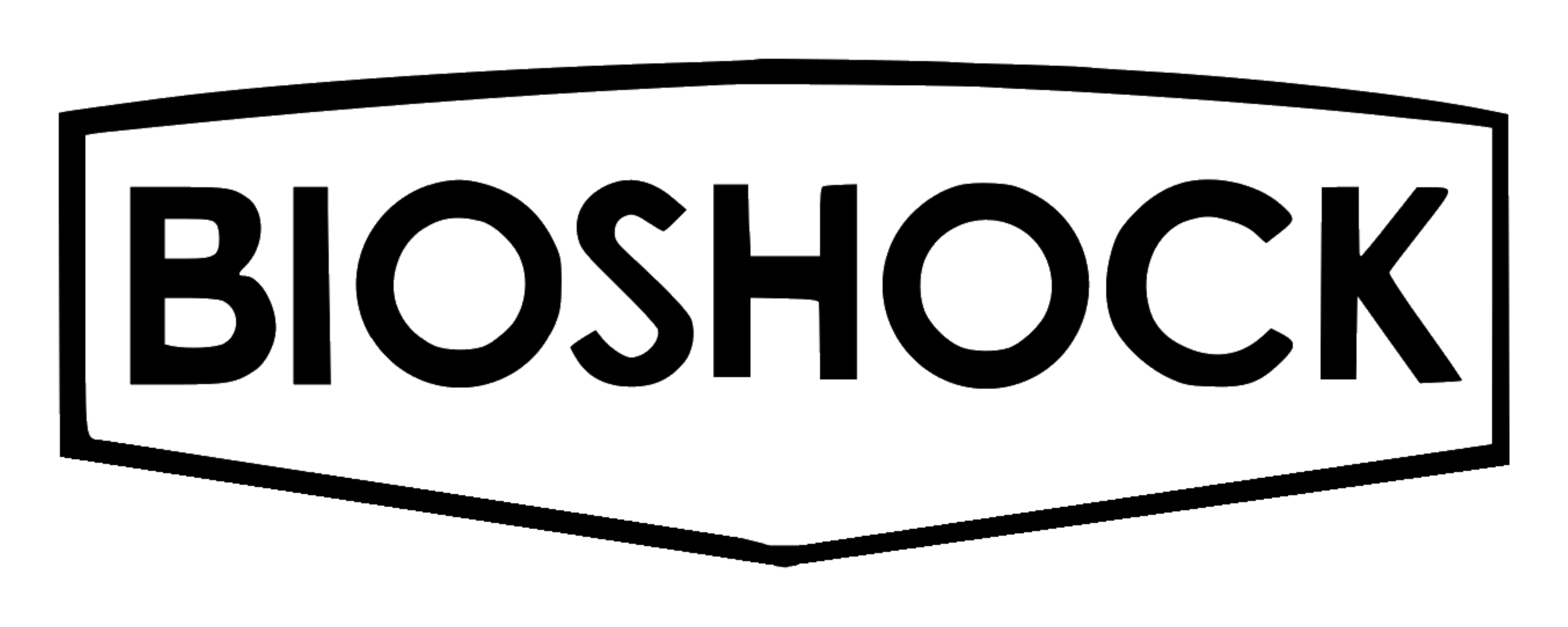 Bioshock のロゴ（背景透過）