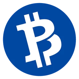 Bitcoin Private logo, icon version, on a transparent background