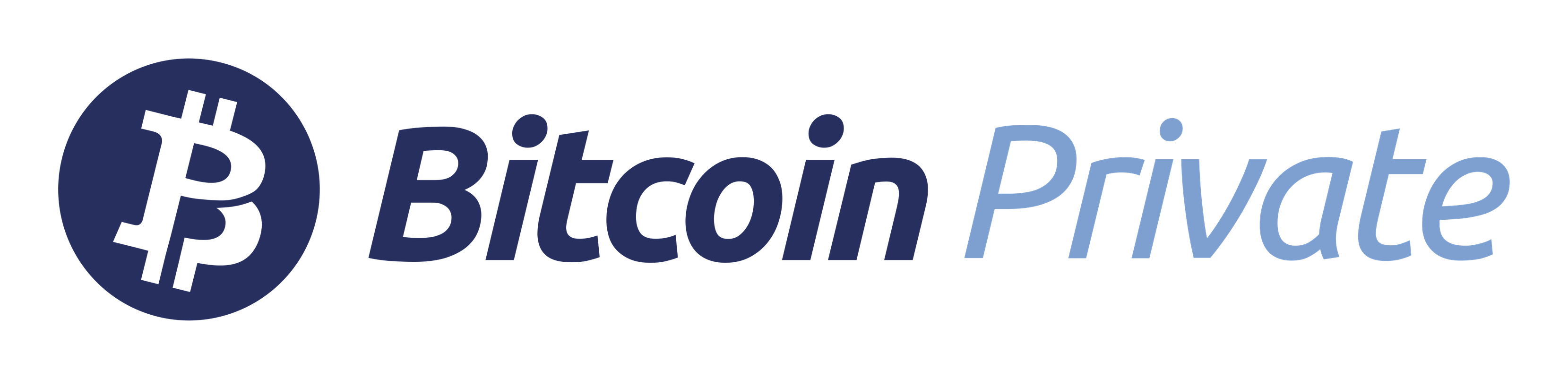 Bitcoin Private logo on a transparent background