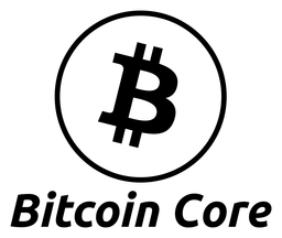 Bitcore logo, black icon version, on a transparent background