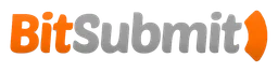 Bitsend logo, wordmark version, on a transparent background