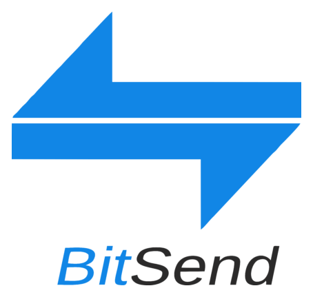 Bitsend logo on a transparent background