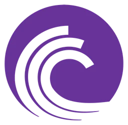 Bittorrent logo, icon version, on a transparent background