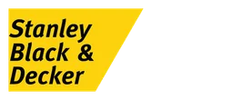 Logo de Black and Decker, versión horizontal, sobre fondo transparente