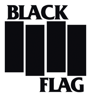 Logo de Black Flag, versión icono negro, sobre fondo transparente