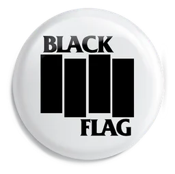 Logo de Black Flag, versión icono monocromo, sobre fondo transparente