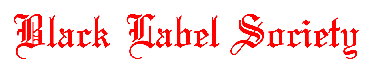 Black Label Society logo on a transparent background