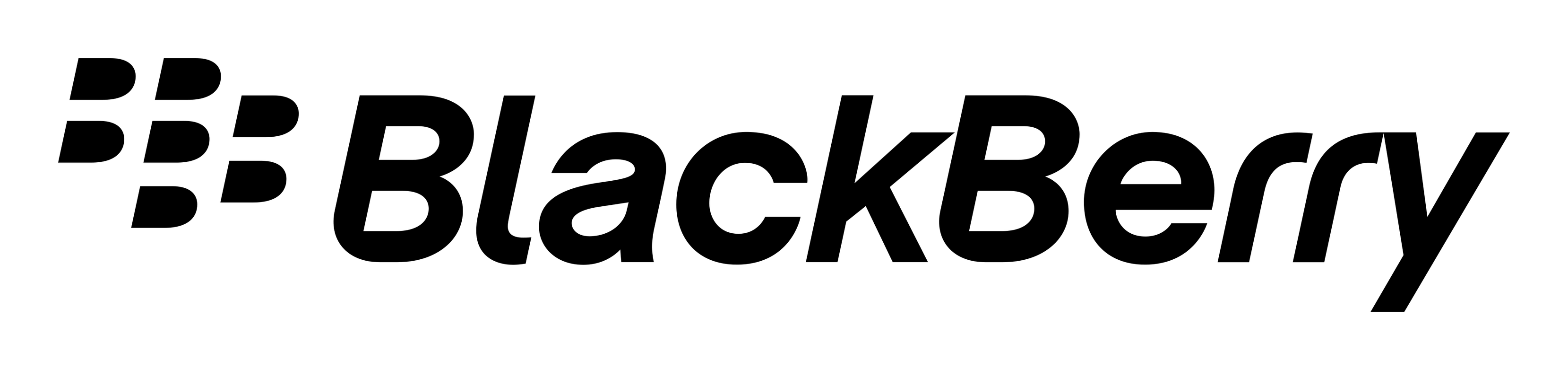 Blackberry logo on a transparent background