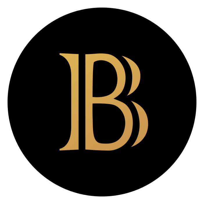 Blackcoin logo on a transparent background